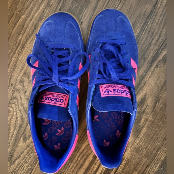 Adidas Spezial Lucid Blue and Lucid Pink Sneakers. Only worn twice! - Picture 3 of 5